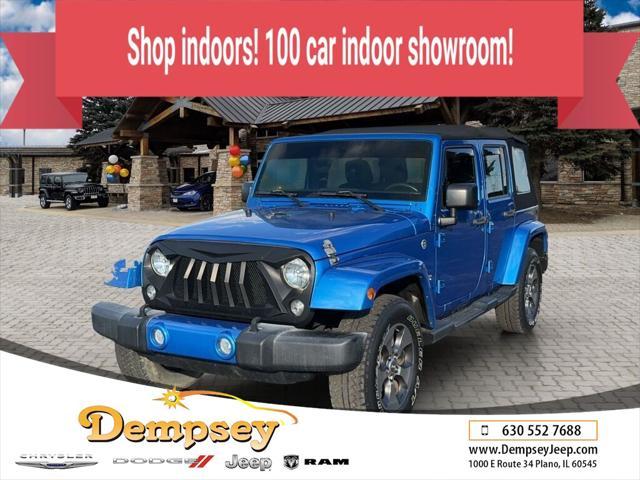 used 2016 Jeep Wrangler Unlimited car, priced at $23,548