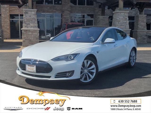 used 2015 Tesla Model S car, priced at $60,991