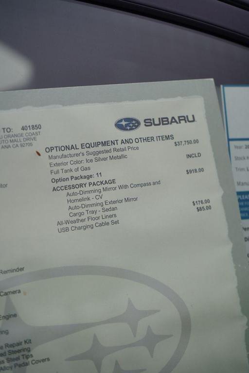 new 2025 Subaru WRX car, priced at $40,099