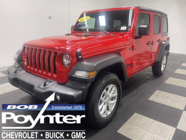 used 2023 Jeep Wrangler car, priced at $34,444