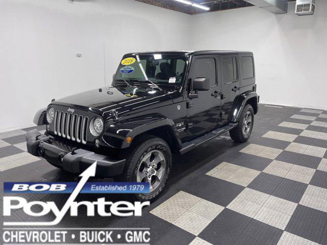 used 2018 Jeep Wrangler JK Unlimited car, priced at $26,444