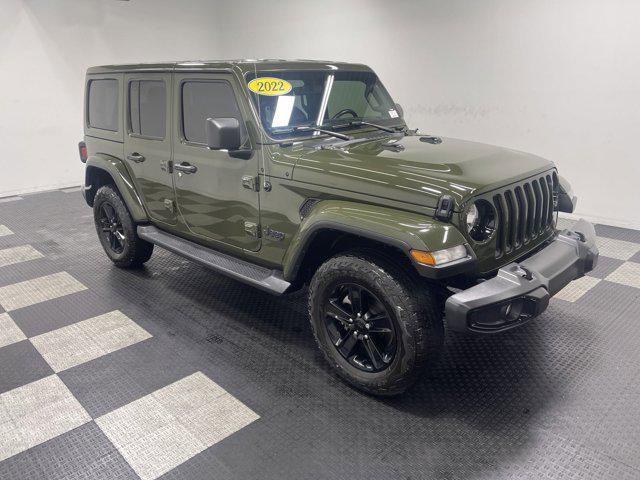 used 2022 Jeep Wrangler Unlimited car, priced at $38,222