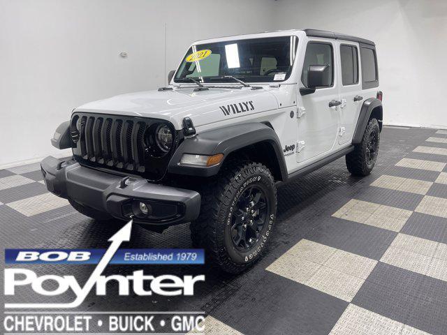 used 2021 Jeep Wrangler car, priced at $30,444
