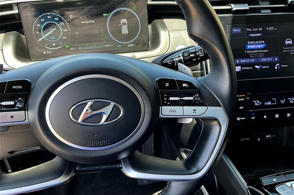 used 2022 Hyundai TUCSON Hybrid car, priced at $25,898
