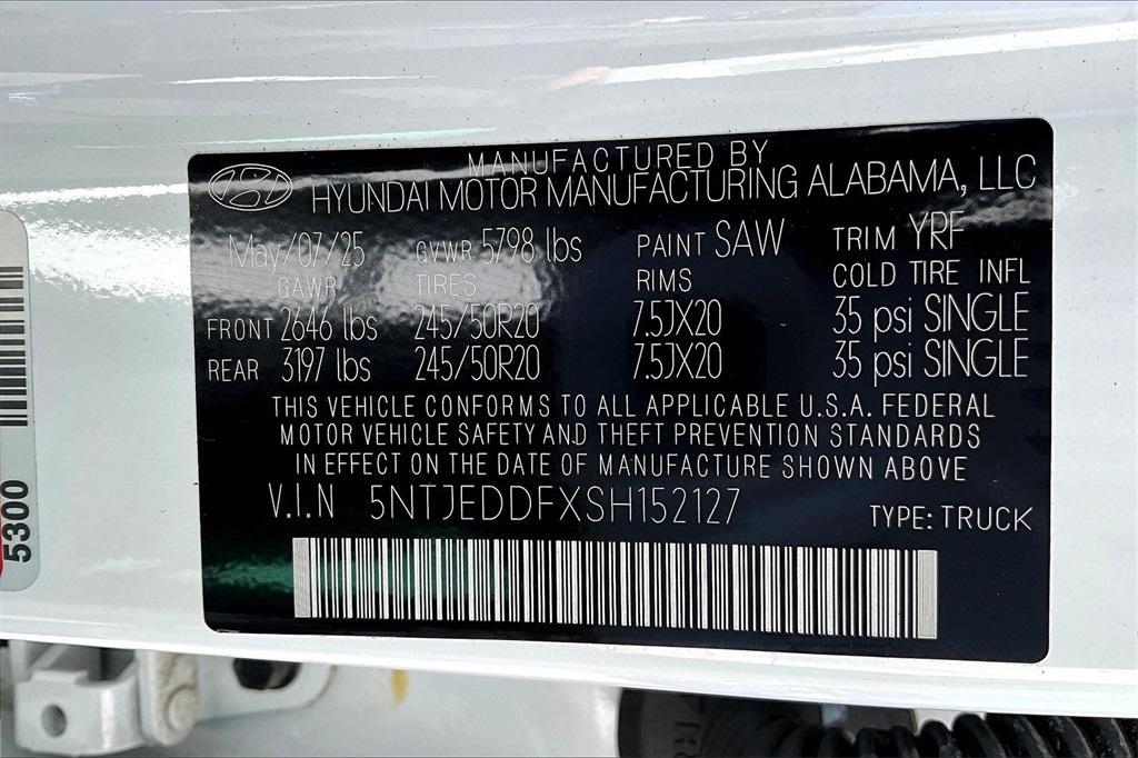 new 2025 Hyundai SANTA CRUZ car, priced at $40,670