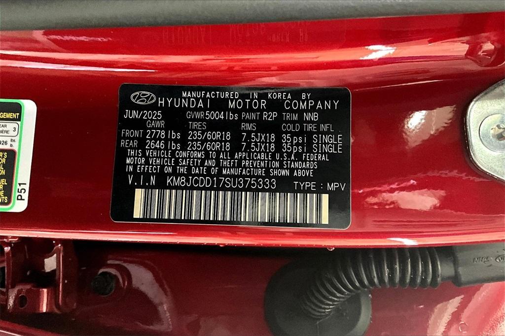 new 2025 Hyundai TUCSON Hybrid car, priced at $33,490