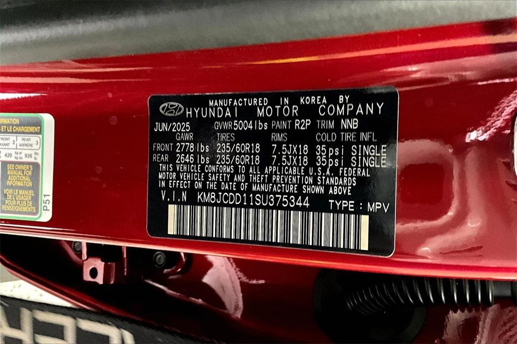 new 2025 Hyundai TUCSON Hybrid car, priced at $33,655