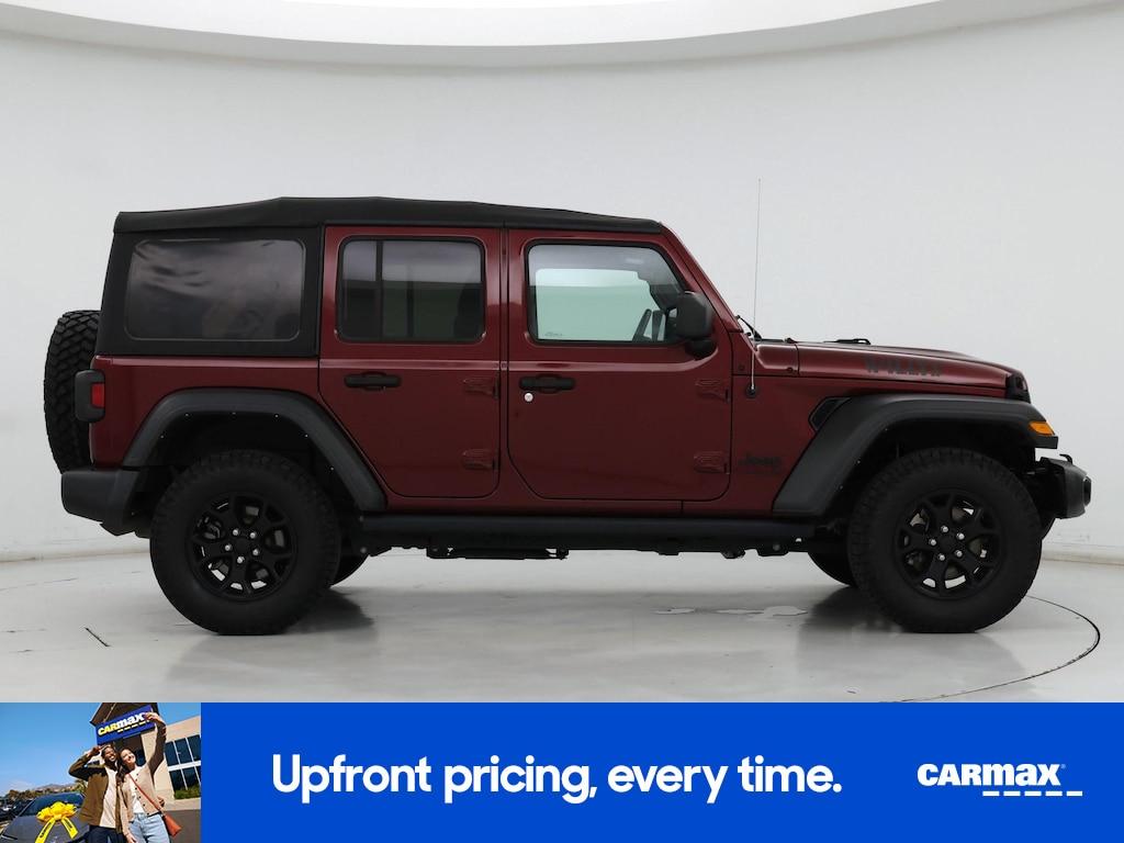 used 2021 Jeep Wrangler car, priced at $28,998