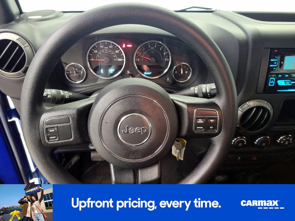 used 2016 Jeep Wrangler car, priced at $21,998