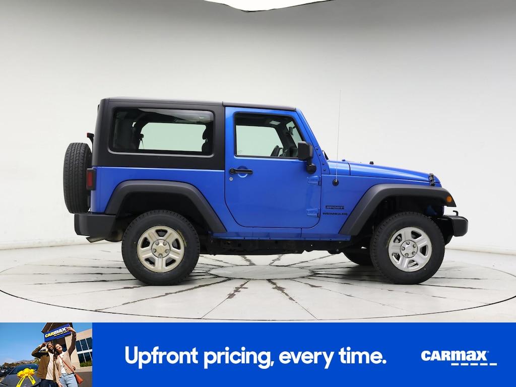 used 2016 Jeep Wrangler car, priced at $21,998