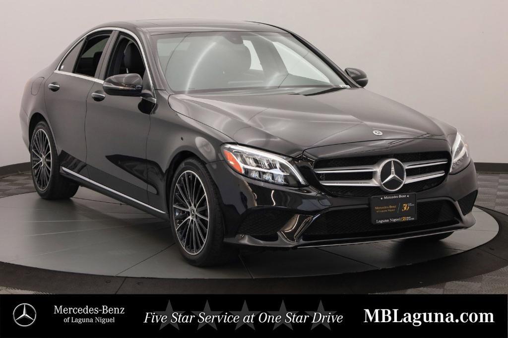 used 2021 Mercedes-Benz C-Class car, priced at $34,500