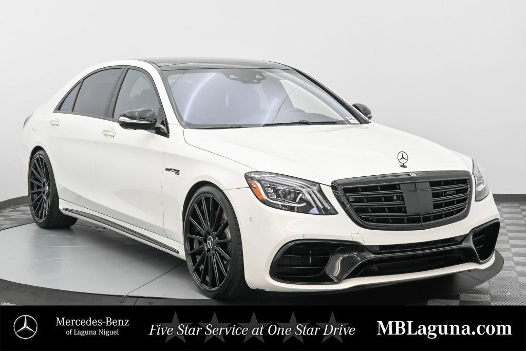 used 2020 Mercedes-Benz AMG S 63 car, priced at $78,500