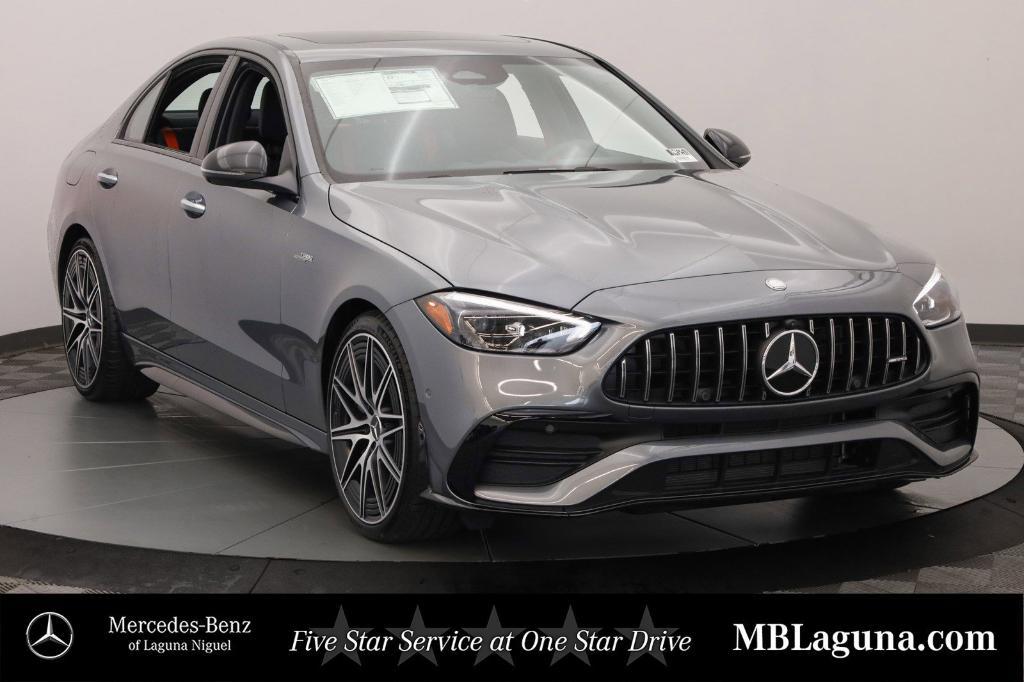 new 2024 Mercedes-Benz AMG C 43 car, priced at $71,360