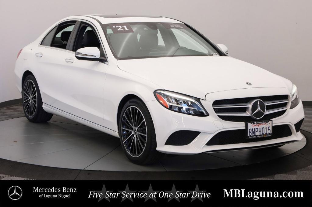 used 2021 Mercedes-Benz C-Class car, priced at $32,685