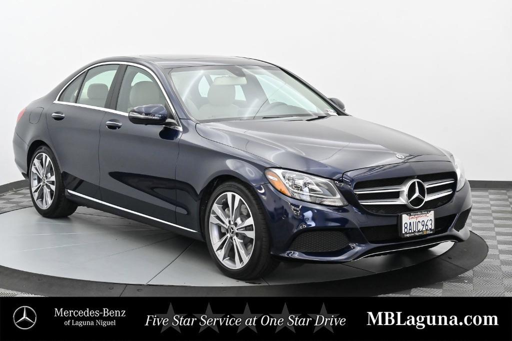 used 2018 Mercedes-Benz C-Class car, priced at $22,500