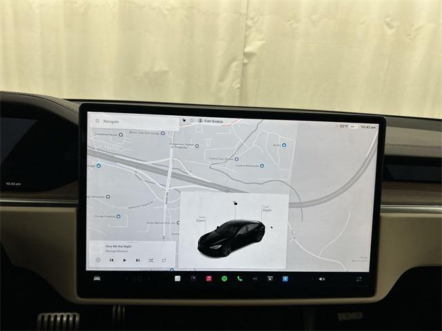 used 2021 Tesla Model S car, priced at $48,479