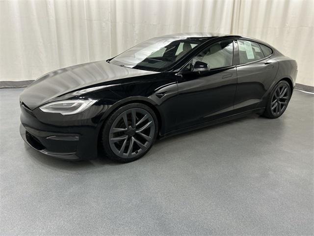 used 2021 Tesla Model S car, priced at $48,479