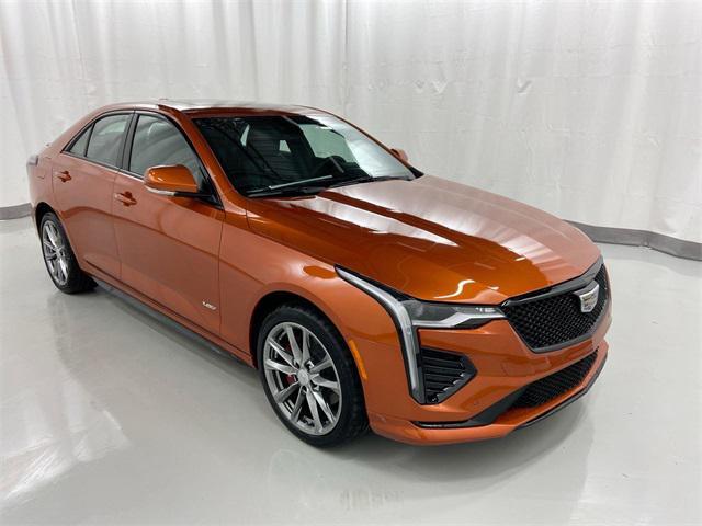 used 2022 Cadillac CT4-V car, priced at $34,995