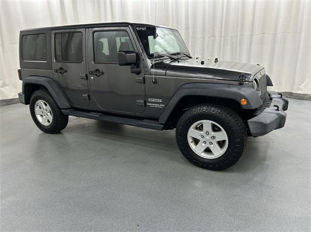 used 2017 Jeep Wrangler Unlimited car, priced at $21,998