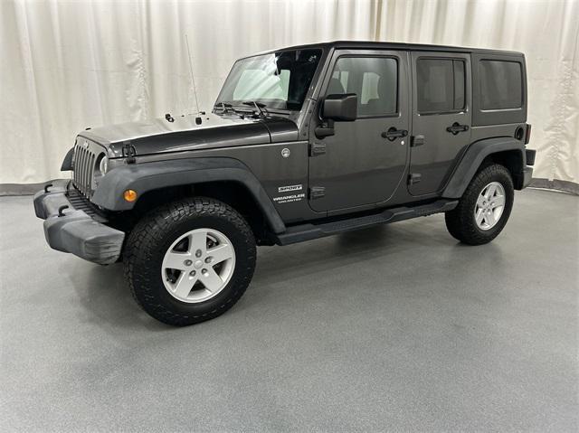 used 2017 Jeep Wrangler Unlimited car, priced at $21,998