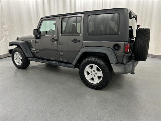 used 2017 Jeep Wrangler Unlimited car, priced at $21,998