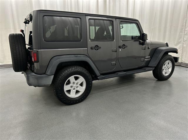 used 2017 Jeep Wrangler Unlimited car, priced at $21,998