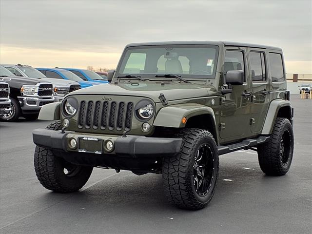 used 2016 Jeep Wrangler Unlimited car, priced at $20,977