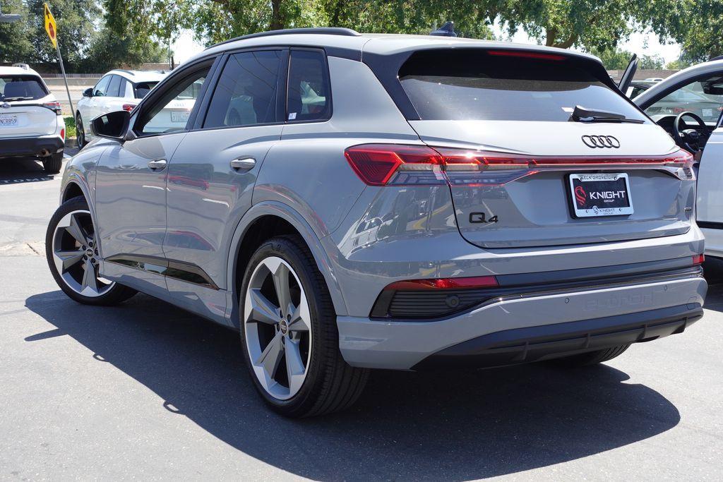 new 2025 Audi Q4 e-tron car, priced at $57,580