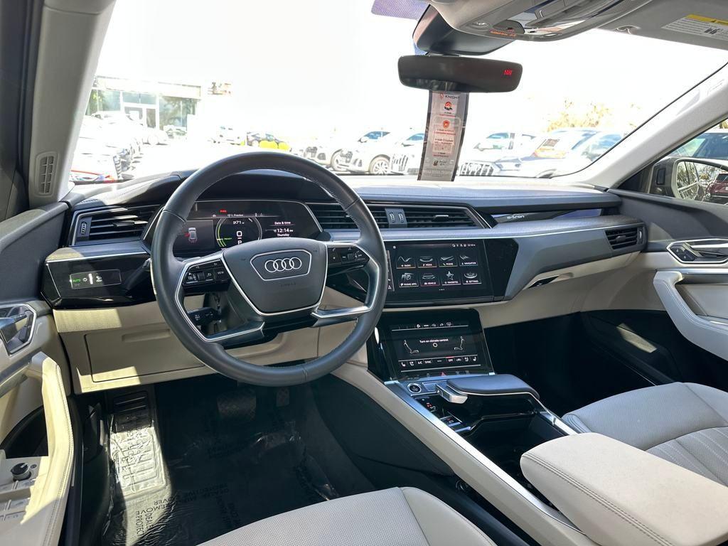 used 2024 Audi Q8 e-tron car, priced at $49,888