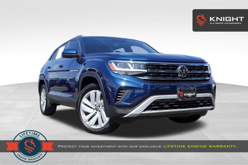 used 2021 Volkswagen Atlas Cross Sport car, priced at $19,588