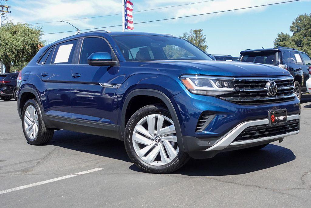 used 2021 Volkswagen Atlas Cross Sport car, priced at $19,588