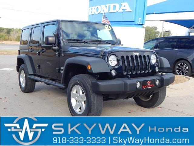 used 2016 Jeep Wrangler Unlimited car, priced at $24,995