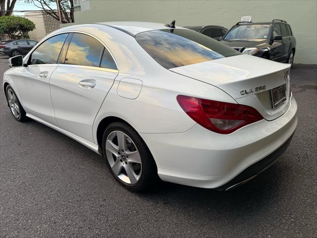 used 2018 Mercedes-Benz CLA 250 car, priced at $17,900