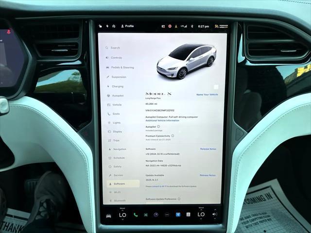 used 2021 Tesla Model X car, priced at $45,900