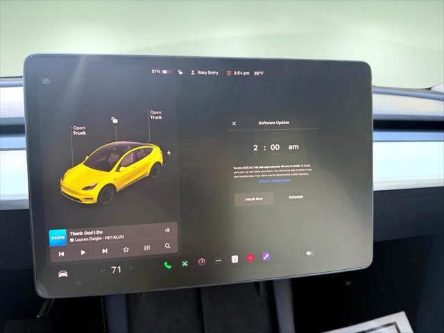 used 2021 Tesla Model Y car, priced at $31,900