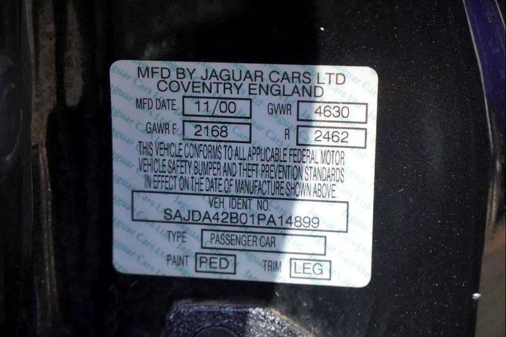 used 2001 Jaguar XKR car, priced at $10,900