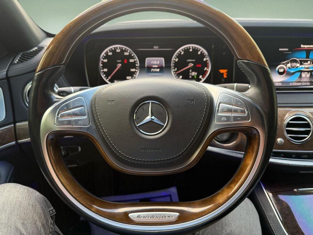 used 2015 Mercedes-Benz S-Class car, priced at $26,900