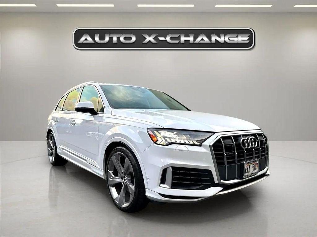 used 2021 Audi Q7 car, priced at $42,900