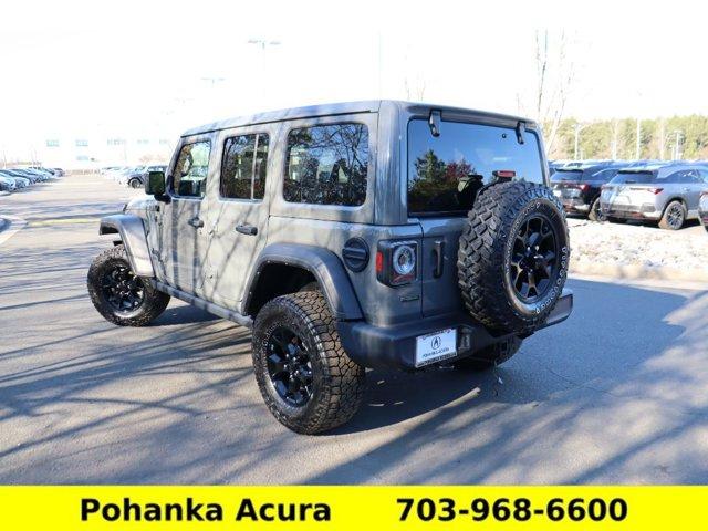 used 2021 Jeep Wrangler car, priced at $31,340