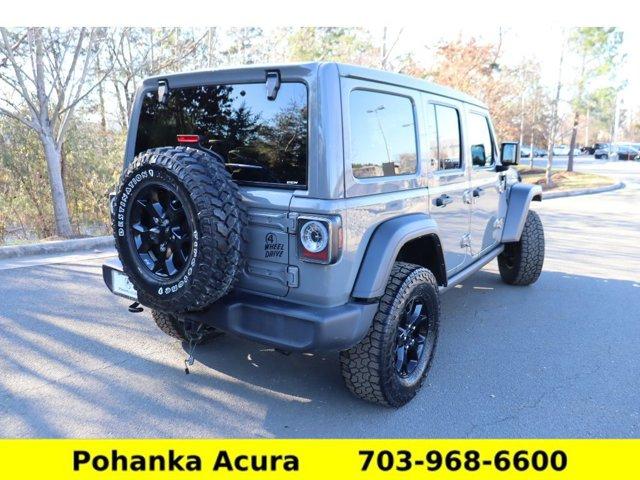 used 2021 Jeep Wrangler car, priced at $31,340