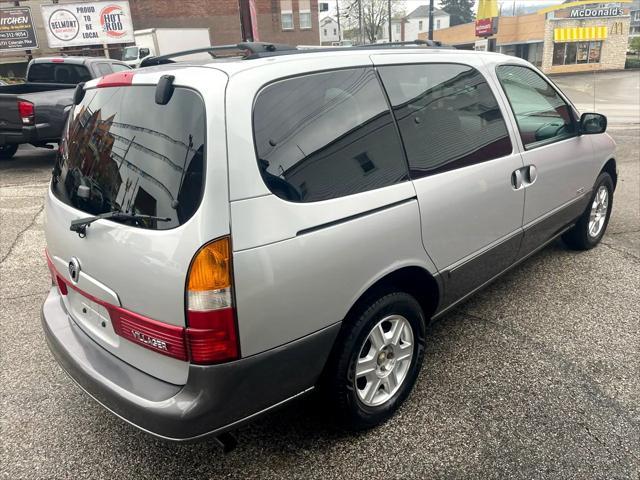 used 2002 Mercury Villager car, priced at $5,995
