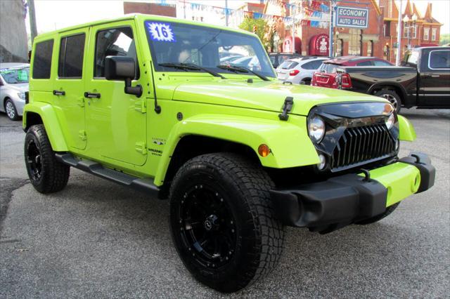 used 2016 Jeep Wrangler Unlimited car, priced at $18,995
