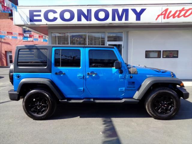 used 2016 Jeep Wrangler Unlimited car, priced at $16,500