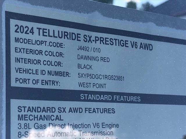 new 2024 Kia Telluride car, priced at $53,215