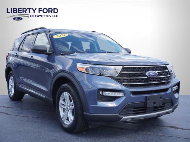used 2021 Ford Explorer car, priced at $27,644