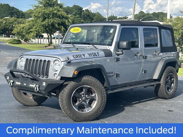 used 2016 Jeep Wrangler Unlimited car, priced at $13,839