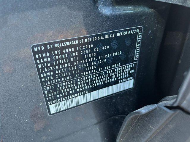 used 2025 Volkswagen Taos car, priced at $24,027