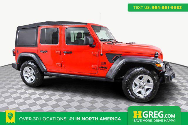 used 2021 Jeep Wrangler Unlimited car, priced at $23,498