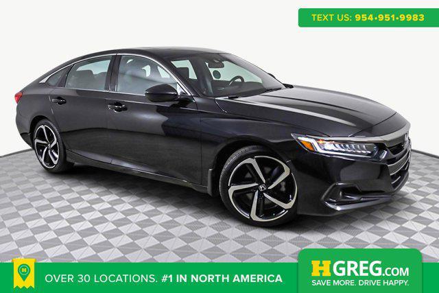 used 2021 Honda Accord car, priced at $20,998