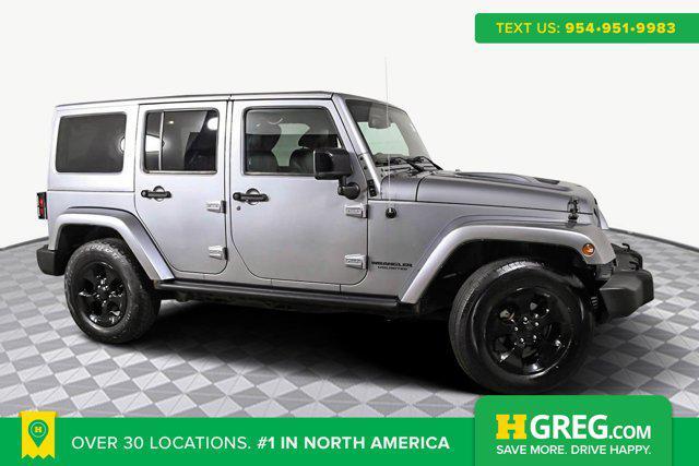 used 2015 Jeep Wrangler Unlimited car, priced at $17,498